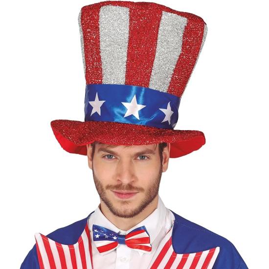 Cartola com a bandeira americana do Tio Sam