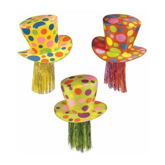 CARTOLA FLUORESCENTE GIGANTE COM PONTOS E PELE