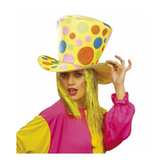 CARTOLA FLUORESCENTE GIGANTE COM PONTOS E PELE