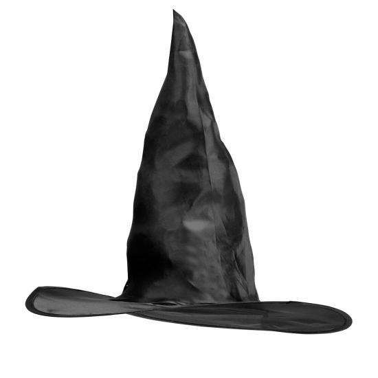 Chapéu de bruxa infantil negro.