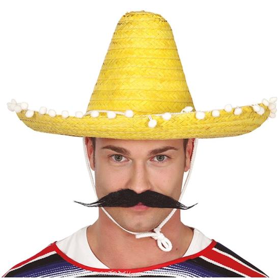 Chapéu Mexicano Amarelo 45 cms Chapéu Mexicano Amarelo 45 cms