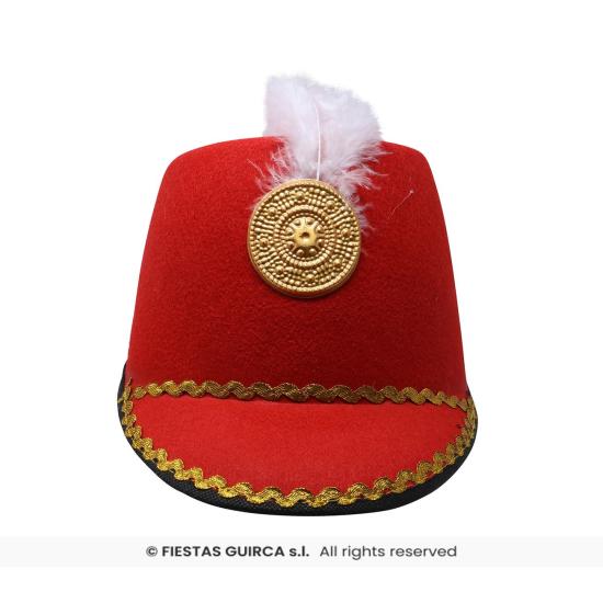 Chapéu majorette vermelho infantil