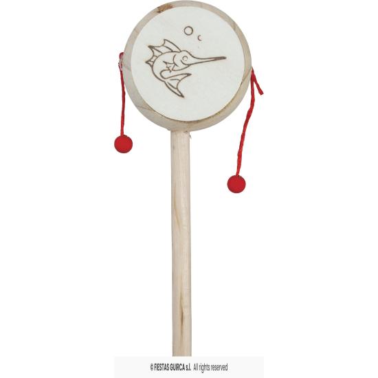 Chocalho de Tambor de Madeira 20 cm