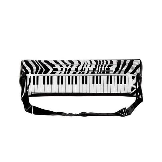 Teclado eletrônico inflável de 57 cm