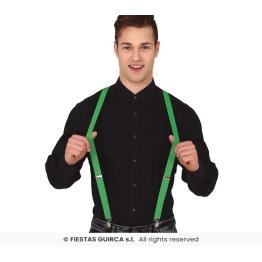 Suspensórios Verdes – Acessório para Fantasias, Carnaval e Festas