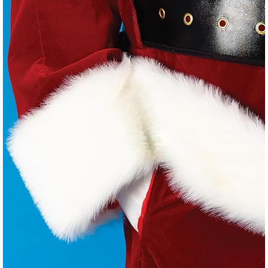 Fato de Papai Noel de veludo ultrafino Fato de Papai Noel de veludo ultrafino