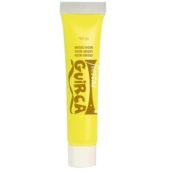 Tubo de maquiagem amarelo neon 10 ml