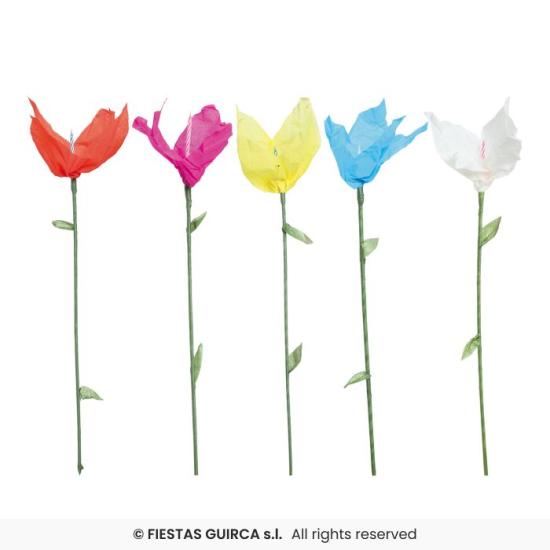 Tulipa para Dança das Lanternas com Vela 50 cm ** Tulipa para Dança das Lanternas com Vela 50 cm **