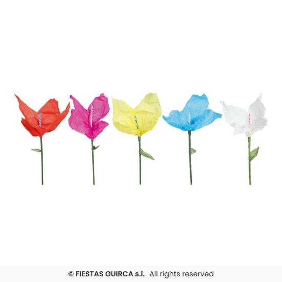 Tulipa para Dança das Lanternas com Vela 50 cm ** Tulipa para Dança das Lanternas com Vela 50 cm **