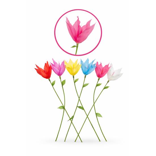 Lanterna Tulipa para Dança com Vela 50 cm **