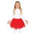 Tutu infantil vermelho