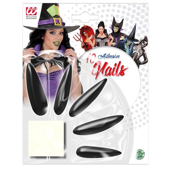 Conjunto de 10 unhas de bruxa
