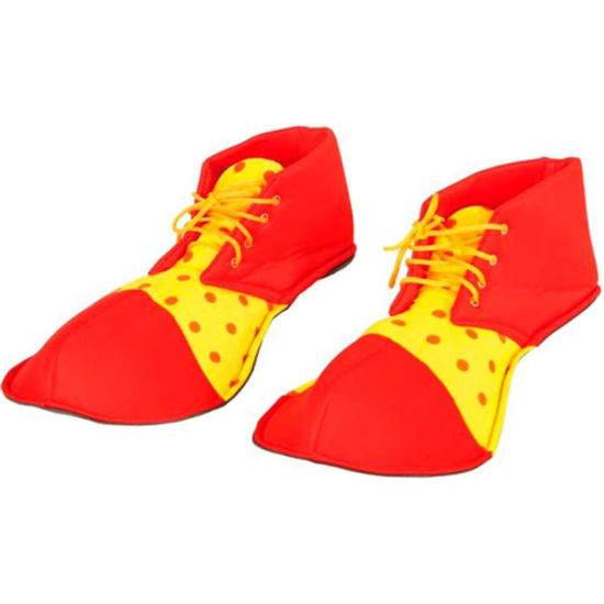 Sapatos de palhaço vermelhos infantis